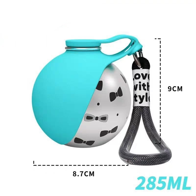 Spherical pet water bottle