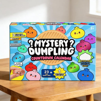 Dumpling Squishy, 2026 Squishy Dumpling Mystery Advent Countdown Calendar, 24 PCS Random Surprise Squishies, for Hand Relax, Birthday Gifts