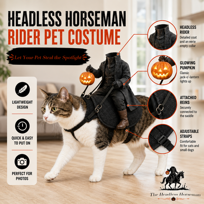The Headless Horseman Rider Pet Costume