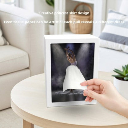 Ballet Dancer Tissue Box with Light