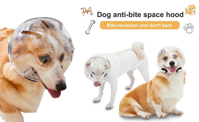 Anti-bite dog protective Head  cover