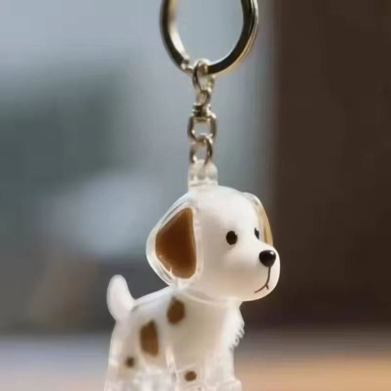 Dog Hair Storage Pendant Keychain