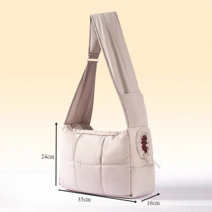 Pet carrier bag for autumn and winter