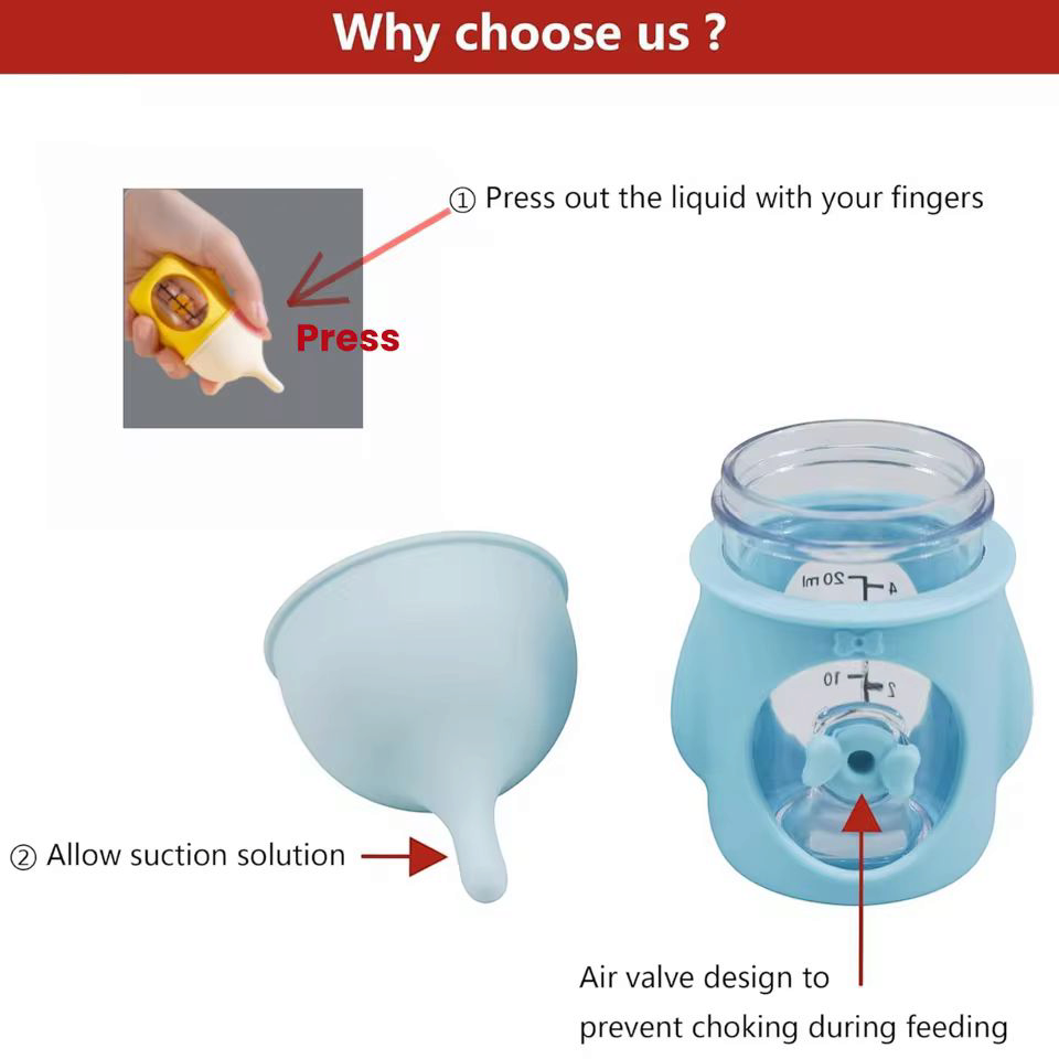 Pet feeding bottle