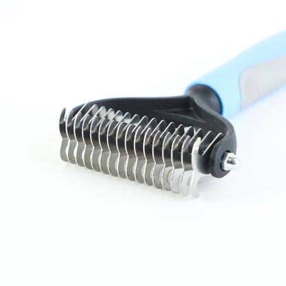 Pet hair removal brush