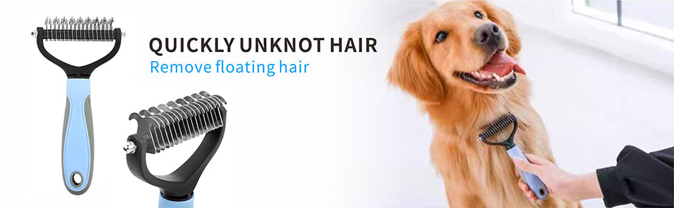 Pet hair removal brush