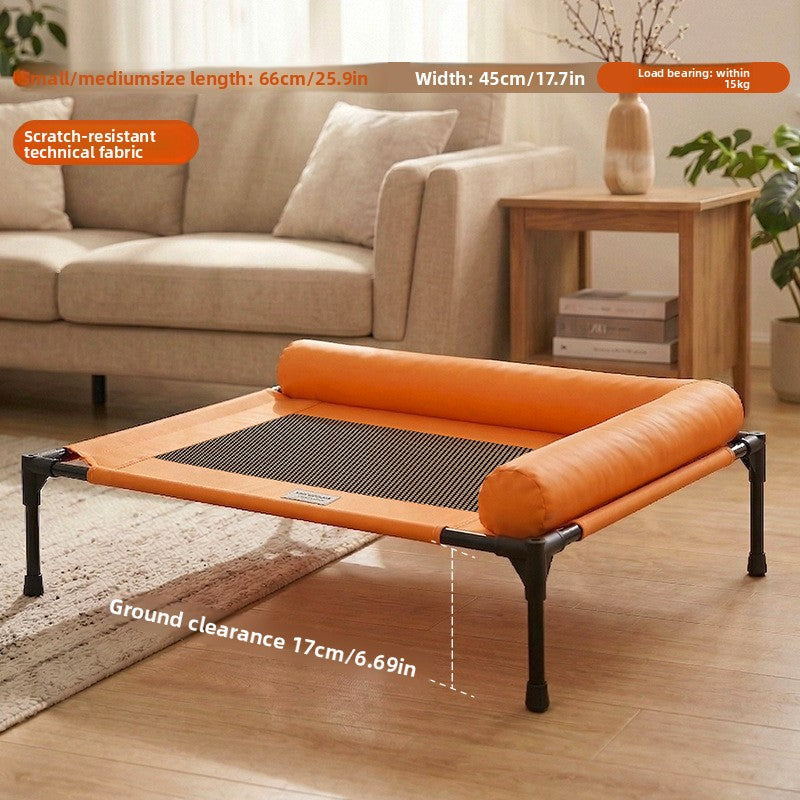 Pet high leg cot