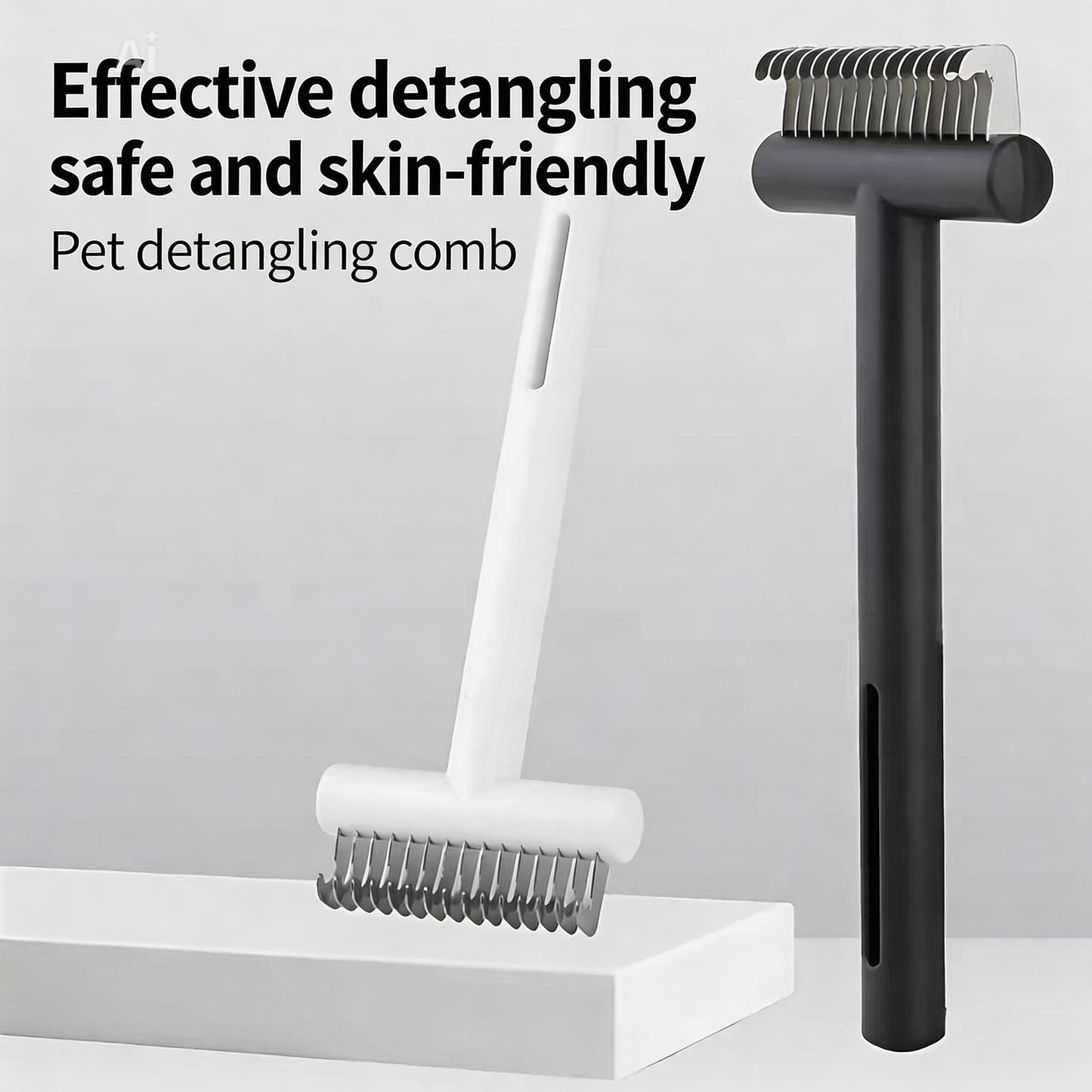 Pet detangling comb