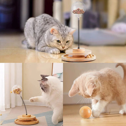 Cat treats feeding toy