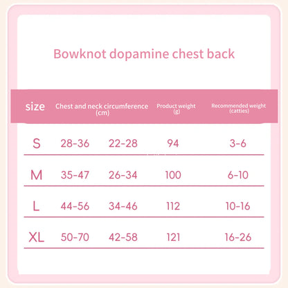 Bowknot dopamine chest back