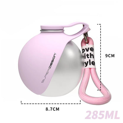 Spherical pet water bottle