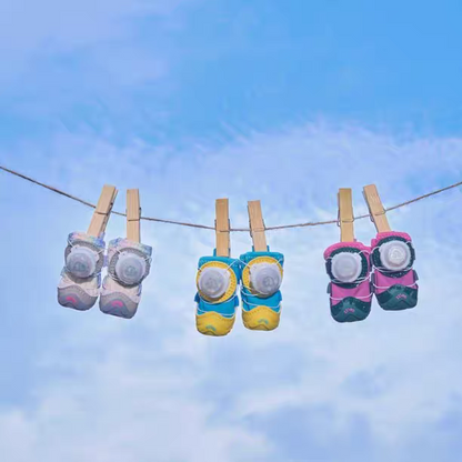 Winter dog shoes with light (2 pairs)