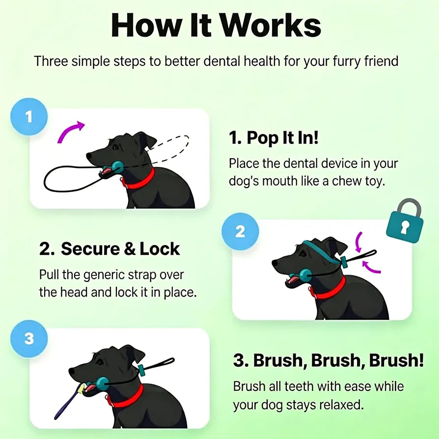 Dog teeth cleaning chew toy