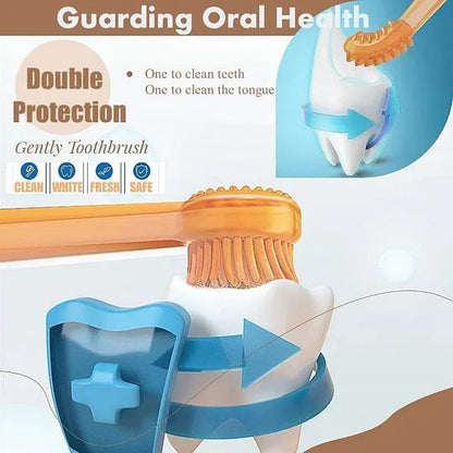 Pet silicone toothbrush kit