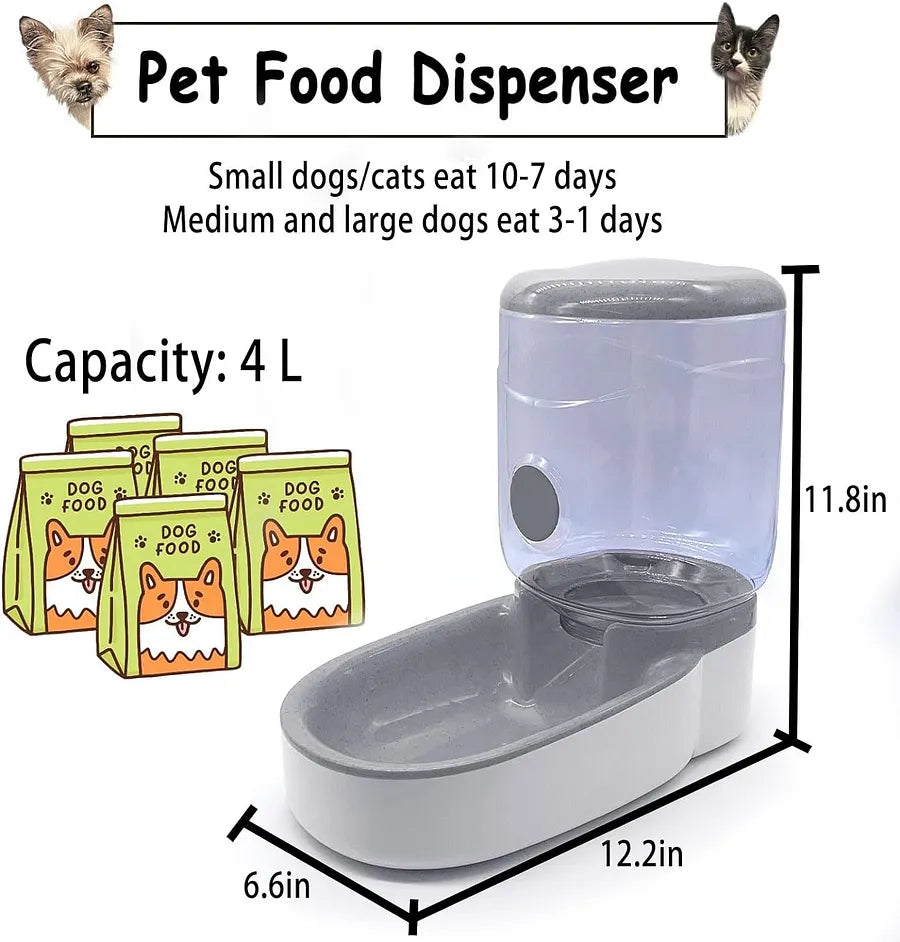 Large capacity food dispenser