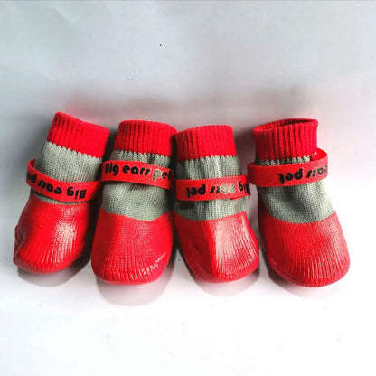 Waterproof dog shoes