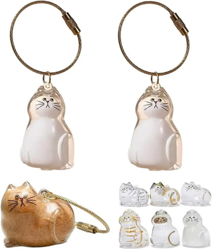 Custom cat hair key chain