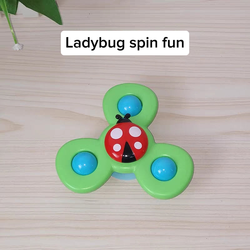 Cat spinning interactive toy