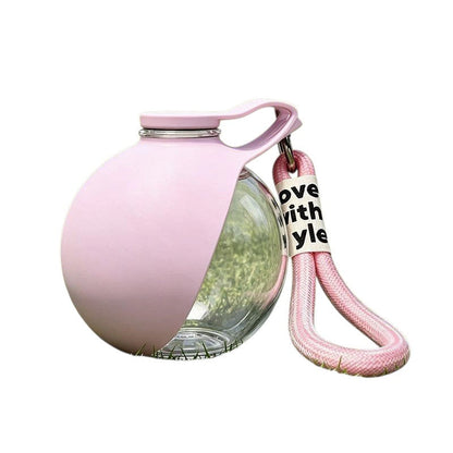 Spherical pet water bottle