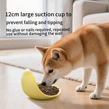 Suction cup silicone bowl