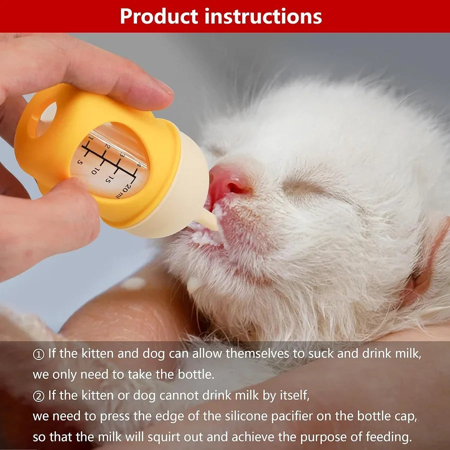 Pet feeding bottle