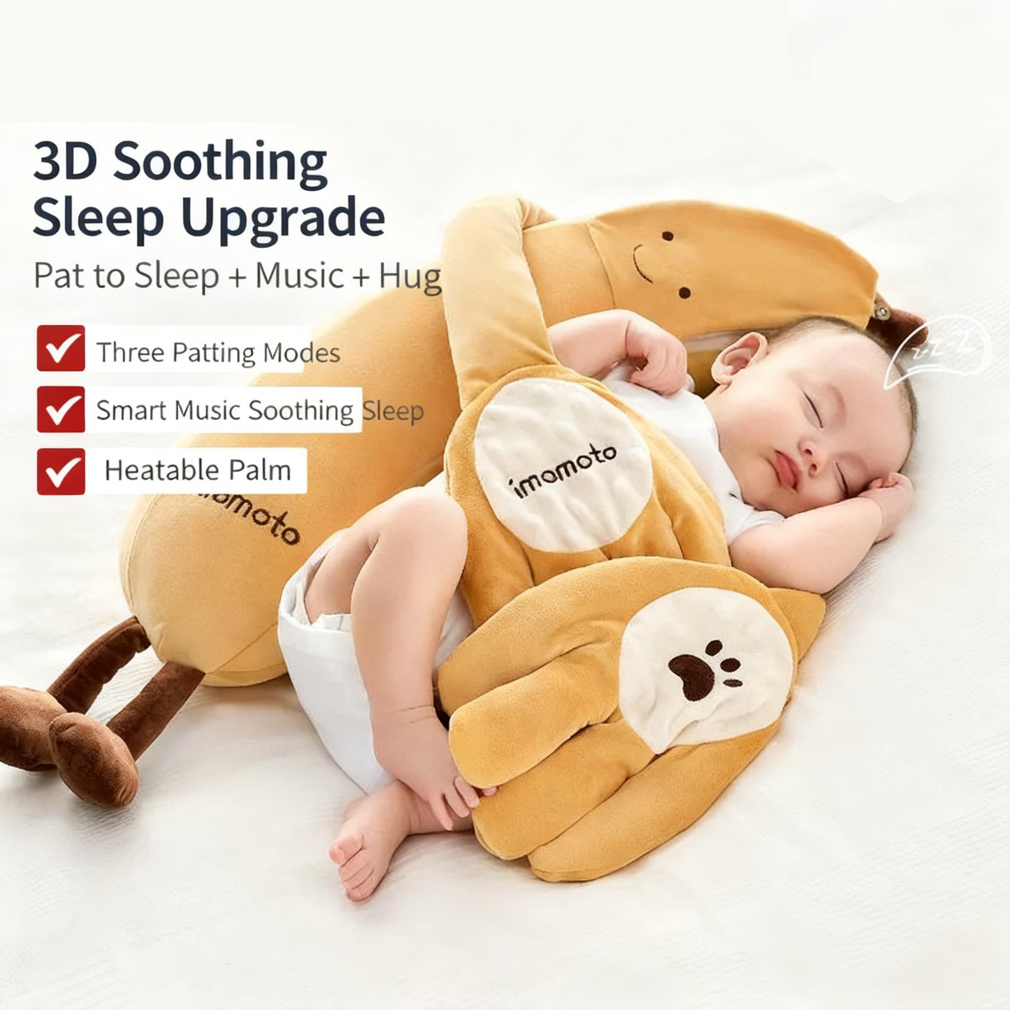 imomoto Banana King Baby Soothing & musical Toy