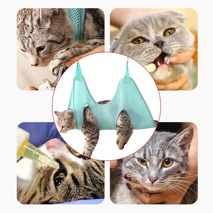 Pet grooming hammock