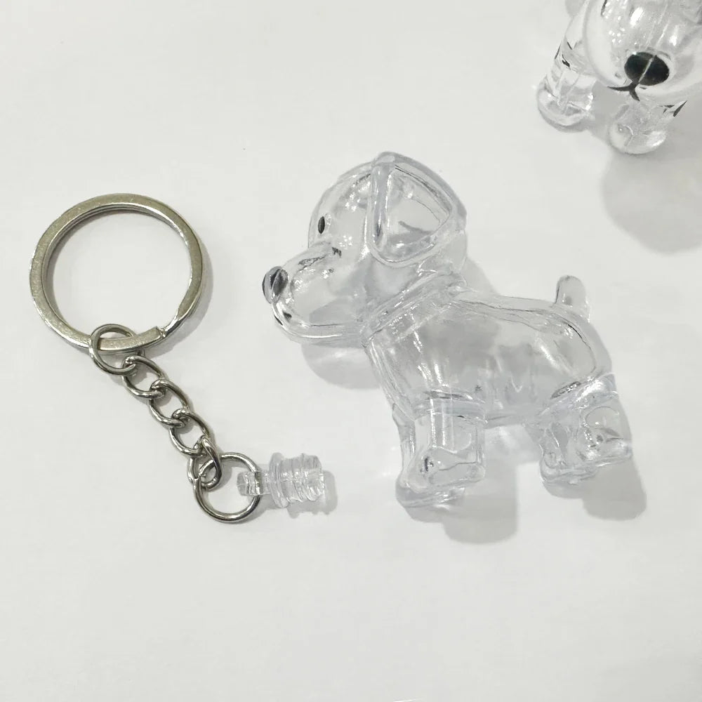 Dog Hair Storage Pendant Keychain