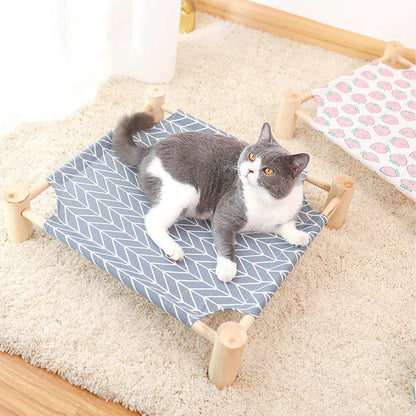 Pet wooden bed