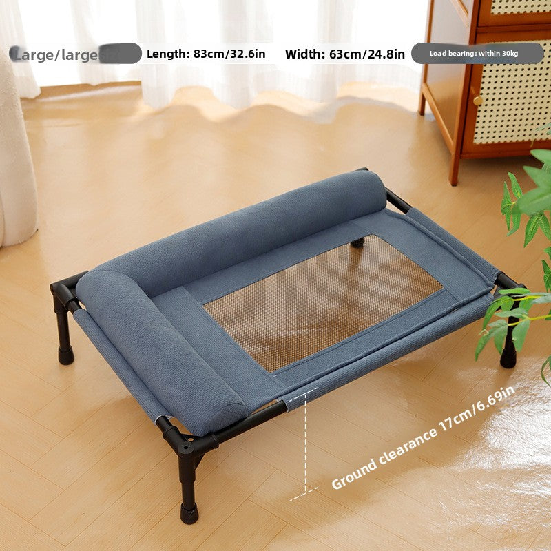 Pet high leg cot