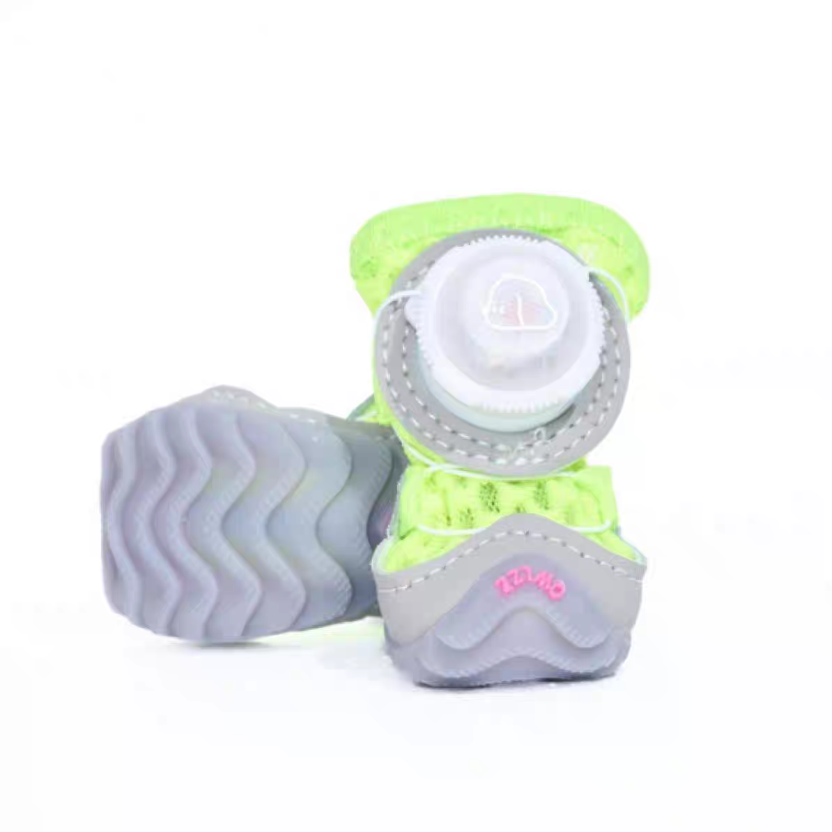Winter dog shoes with light (2 pairs)