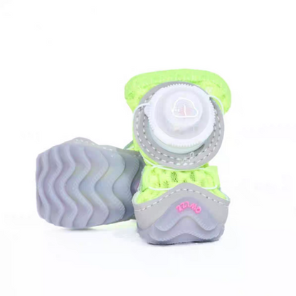 Winter dog shoes with light (2 pairs)