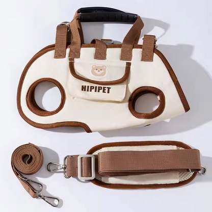 Pet carrier shoulder bag