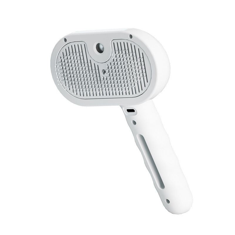 Spray pet brush for shedding