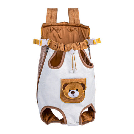 Bear design cat backpack