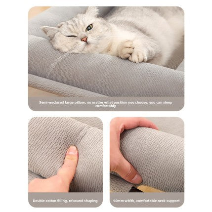Pet high leg cot