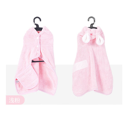 New Quick Drying Pet Bathrobe Towel