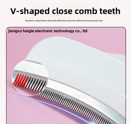Pet hair comb