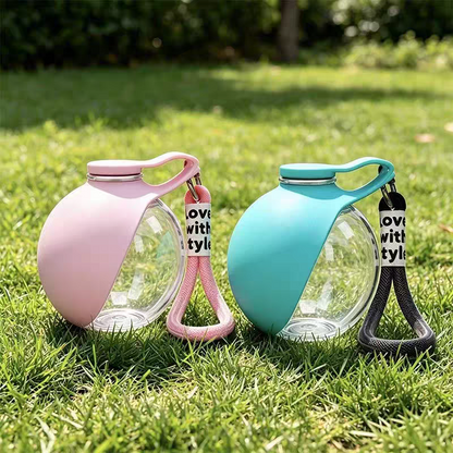 Spherical pet water bottle