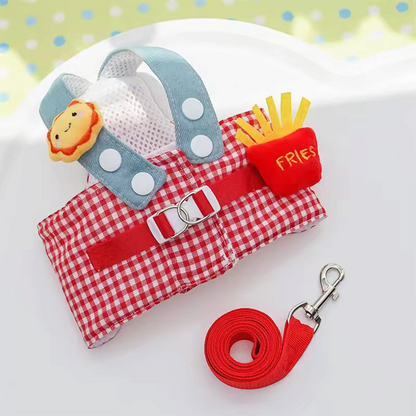 Cute dog spring summer harness (premium quality)