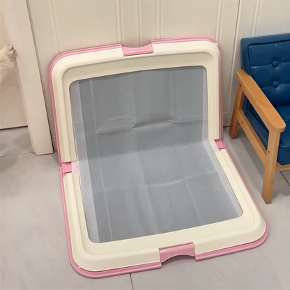 Foldable Dog Toilet Tray + Pads