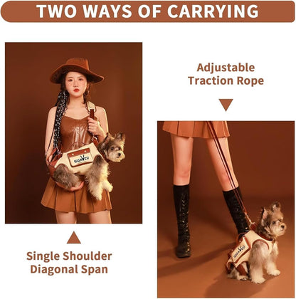 Pet carrier shoulder bag