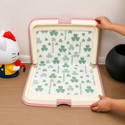 Foldable Dog Toilet Tray + Pads