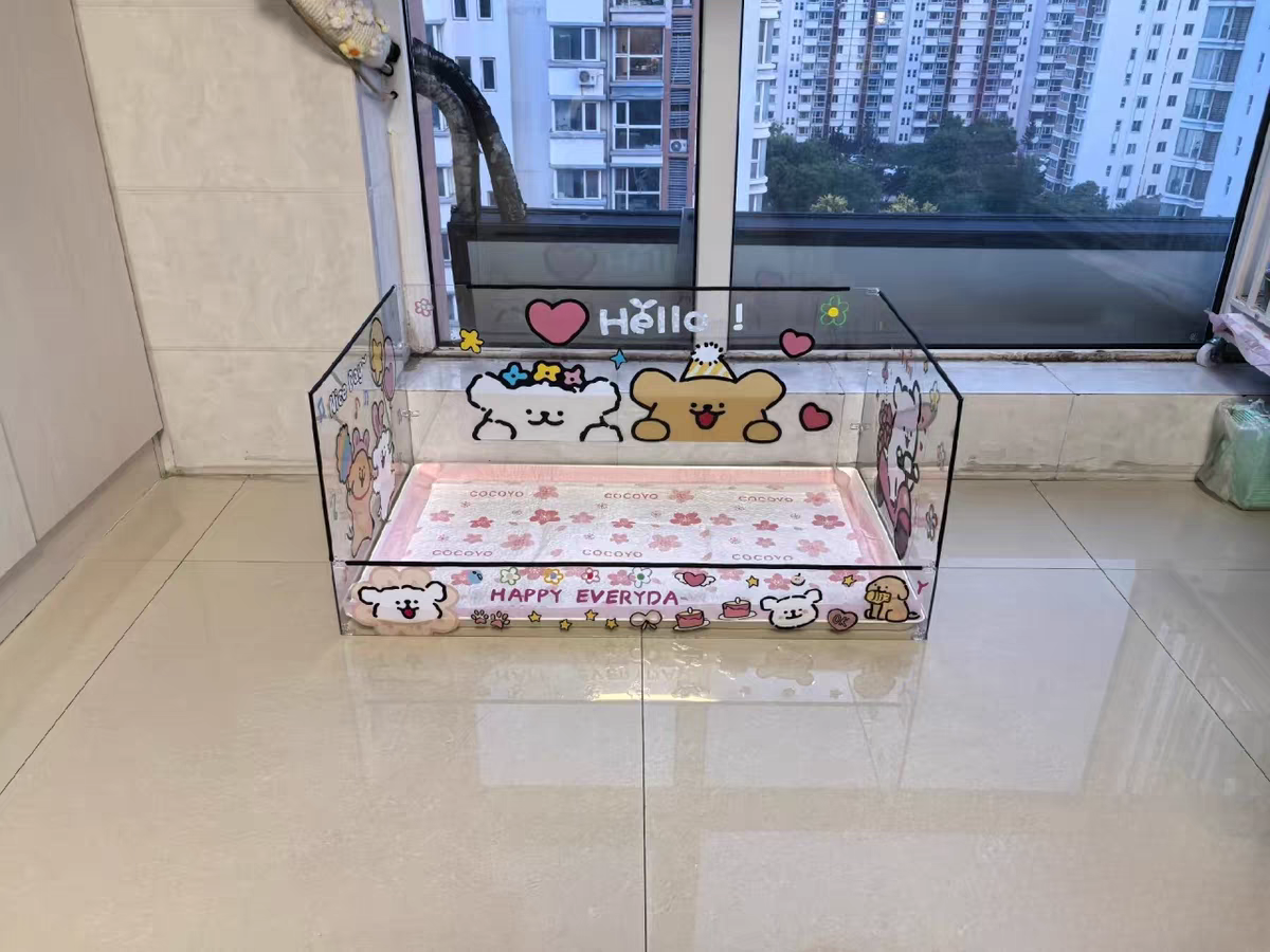 DIY Acrylic Dog Toilet