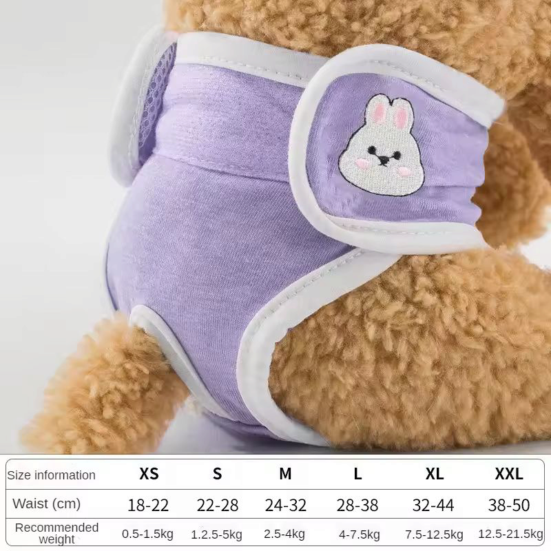 Dog menstrual underwear + pads