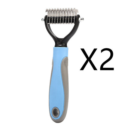 Pet hair removal brush