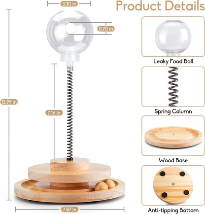Cat treats feeding toy