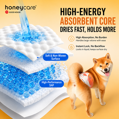 Honey Care Male dog diapers