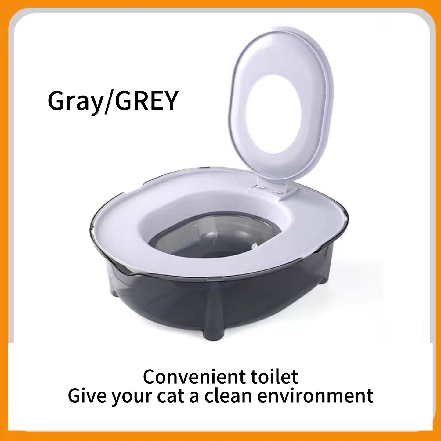 Cat toilet trainer litter box