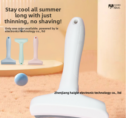 Pet hair comb